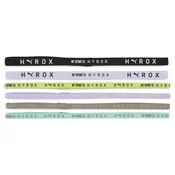 PUMA x HYROX Hairbands (6-Pack), Sport, Black/White/Sunny Lime, OSFA