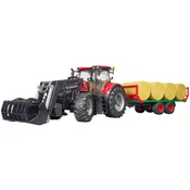 Bruder traktor utovarivac sa prikolicom za bale ( 36934 )