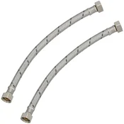 Fleksibilni priključek 3/8” za pipe, fitingi 30 CM, komplet 2 kosov