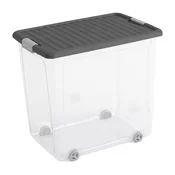 Plasticna kutija za pohranu s poklopcem 56,5x39x51,5 cm W box XL – KIS
