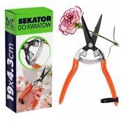 KADAX Škarje za obrezovanje grmovnic in vej, vrtne škarje 19 cm z ostrim jeklenim rezilom