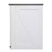 VEVOR Kvadratna nočna omarica 61x457x608 cm bela