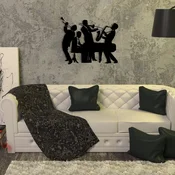 Wallity Zidna dekoracija Titanic Jazz, 52,5 x 43,5, Crna