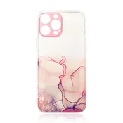 Ovitek Marble za iPhone 12 Pro, gel, roza marmor