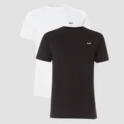 MP Mens Essentials T-Shirt - Black/White (2 Pack) - XXXL