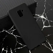 Teracell Maska za telefon Giulietta za Samsung A730F Galaxy A8 Plus 2018, Crna