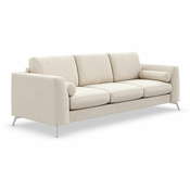 Sofa Seattle S100 Svijetlo smeđa, 252x96x88cm, Tkanina, GambeNoge: Metalne