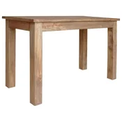 Vidaxl Jedilna miza trden mahagonij 120x60x77 cm