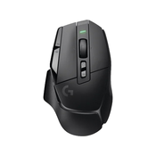 Logitech G502xlightspeed brezžična optična črna gaming miška