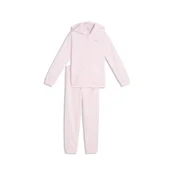 PUMA Scribble Hooded Full-Zip Tracksuit Youth, Age, Whisp Of Pink, 11-12Y