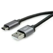 ROLINE Roline USB kabel USB 2.0 USB-C® vtič\, USB-A vtič 1.80 m črna zaščiten 11.02.9028, (20417047)