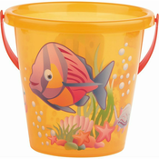 Androni Vedierko rybičky priehladné - priemer 17 cm, oranžové
