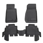 Rubber car mats Jeep Wrangler 2007-2018 (4 doors)