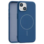 Velvet Touch MagSafe maska za iPhone 14/15 Plus - Plava