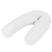 Vidaxl Nosečniški vzglavnik J-oblike 54x(36-43) cm