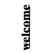 WALLXPERT Zidna dekoracija Welcome 5
