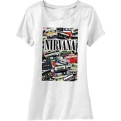 Nirvana Cassettes White M Ženske Majica