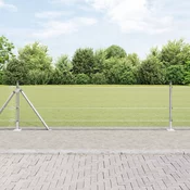 Zavareno žicano ogradno mreža s betonskom podlogom 100 x 0,5 m