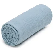 Eseco Muslin Bath Towel Blue brisača 100x120 cm