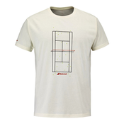 Moška majica Babolat Exercise Message Tee Cannoli Cream