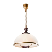 Podesivi luster RAMONA 1xE27/60W/230V bež/tamno braon