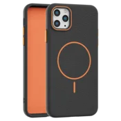 Leather Grip MagSafe maska za iPhone 11 Pro - Crna
