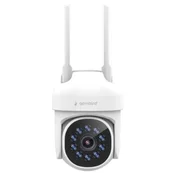Gembird Smart rotirajuca spoljašnja WiFi kamera, 2K QHD TUYA, TSL-ODCAM-WRHD-01, Bela