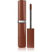 L’Oréal Paris Infaillible Laque Resistance dolgoobstojna tekoča šminka ki dodaja hidracijo in sijaj odtenek 515 Brow Espresso 4.3 ml