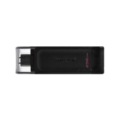 KINGSTON USB C POGON 256GB DT70, 3.2 Gen1, plastika, s poklopcem