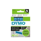 Traka za etiketiranje, 12 mm x 7 m, DYMO D1, plavo-crna S0720560