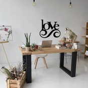 Wallity Zidna dekoracija Love, Crna