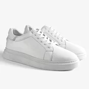 Mona Footwear Muške kožne patike, Bele