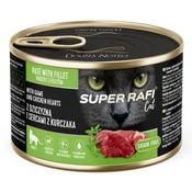 Super Rafi Cat Adult P&F Game and Chicken hearts 185 g
