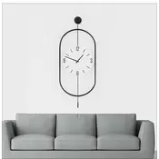 Wallity Zidni sat Mclock-00114, 35x85x7 cm, Crni