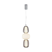 LED luster na sajli CARO LED/28W/230V hrom