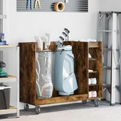 vidaXL Golf ormar s kotačem Jednobojno Dimljeni hrast 65 x 45 x 98 cm