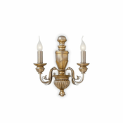 Ideal Lux - Stenska svetilka FIRENZE 2xE14/40W/230V zlata