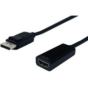 Secomp Cableadapter DP M - HDMI F 0.15m ( 4729 )