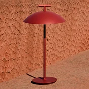 Kartell Mini Geen-A LED namizna svetilka 2.700 K rdeča - Dnevna soba/jedilnica - Dizajn - opekno rdeča - Kovina