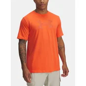 Under Armour UA M REFLECTIVE BIG LOGO SS Majica Oranžna