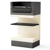 Tuozi Kitaway Mini Grill s spodnjo blendo - siva