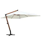 Vidaxl senčnik 300 x 400 cm bel