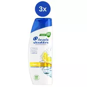 Head & Shoulders Citrus Fresh šampon 3x400ml