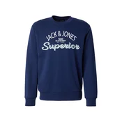 JACK & JONES Majica JWHMILO indigo/opal/bela