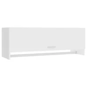 Vidaxl Garderobna omara bela 100x32,5x35 cm iverna pl.
