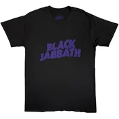 Black Sabbath Majica Wavy Logo Vintage Unisex Black M