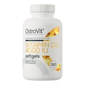 OstroVit Vitamin D3 4000 IU, 120 kapsula