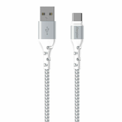 Energizer Energizer Ultimate - Povezovalni kabel USB-A na USB-C, 2 m (bel)