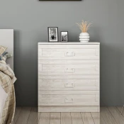 Hanah Home Komoda Kale-4926, 72x42x77 cm, Bela