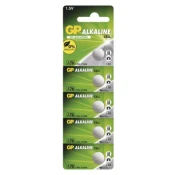 Baterija GP gumbna alkalna LR44 A76F 10 blister